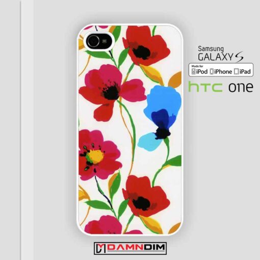 Poppy Flower iphone case damndim.com