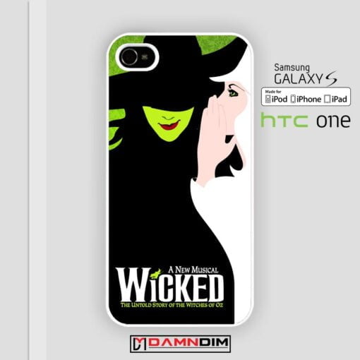 musical wicked iphone case 4s/5s/5c/6/6plus/SE
