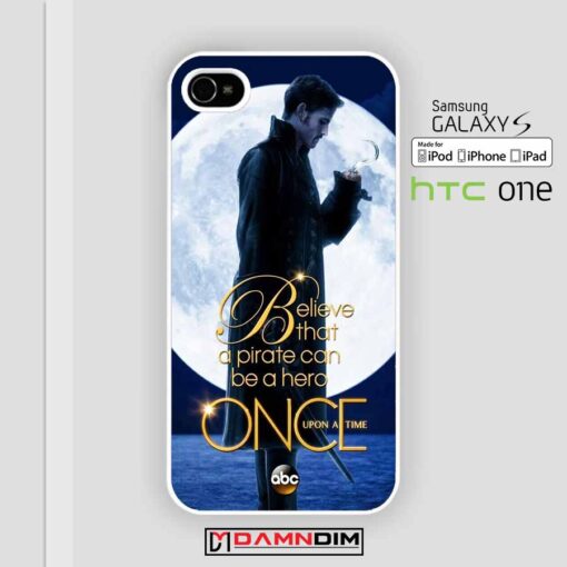 once upon a time captain hook iphone case 4s/5s/5c/6/6plus/SE