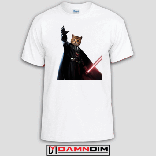 Cat Vader Kitten Kitty Darth Vader Starwars Custom Tshirts and Adult Unisex Tshirt - damndim.com