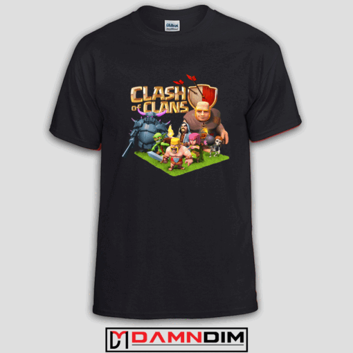 clash of clan characters funny tshirt