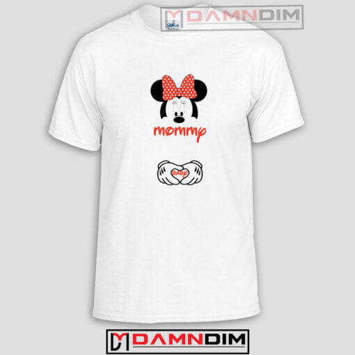 Mommy and Baby Minnie Mouse Funny Graphic Tees