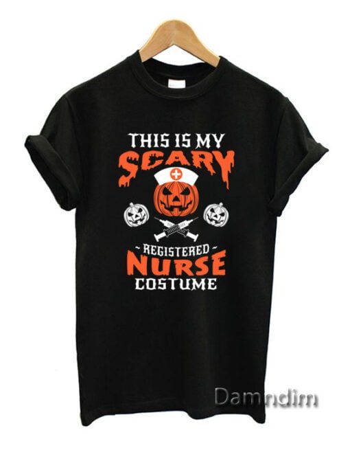Halloween Scarry Nurse Funny Graphic Tees