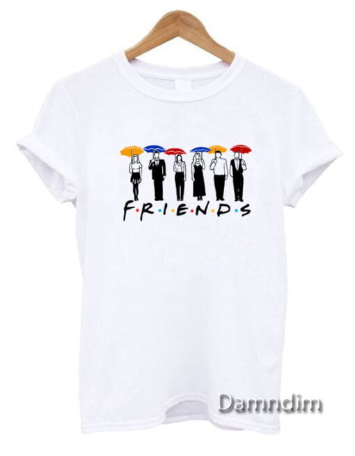 Friends Umbrella Funny Graphic Tees