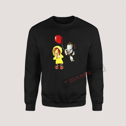 Sweatshirts Chucky and Pennywise