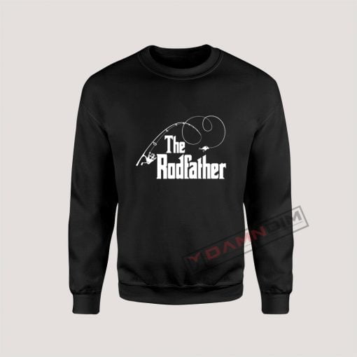 The Rodfather Fishing Parody Sweatshirt