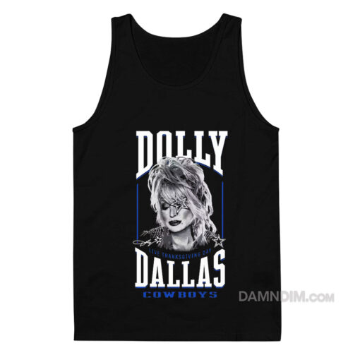 Dolly Parton and Dallas Cowboys Tank Top