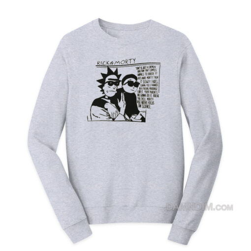 Rick and Morty Sonic Youth Sweatshirt