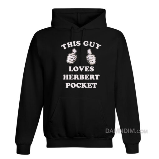 This Guy Loves Herbert Pocket Hoodie