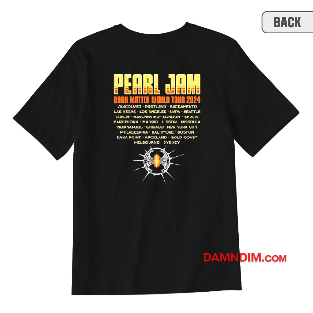 T-shirt Pearl Jam Ufficiali 2024/25 In Offerta - Foto 10