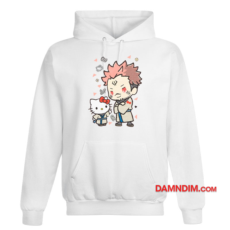 Jujutsu Kaisen X Hello Kitty Hoodie