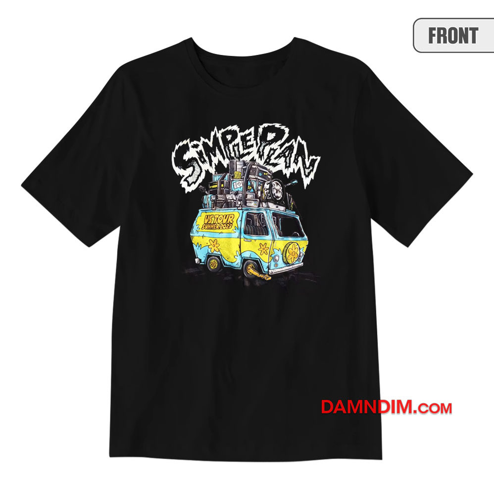 SIMPLE PLAN Tシャツ USAヴィンテージ夏SALE　2023年ツアー Simple-Plan-Scooby-Doo-Van-Us-